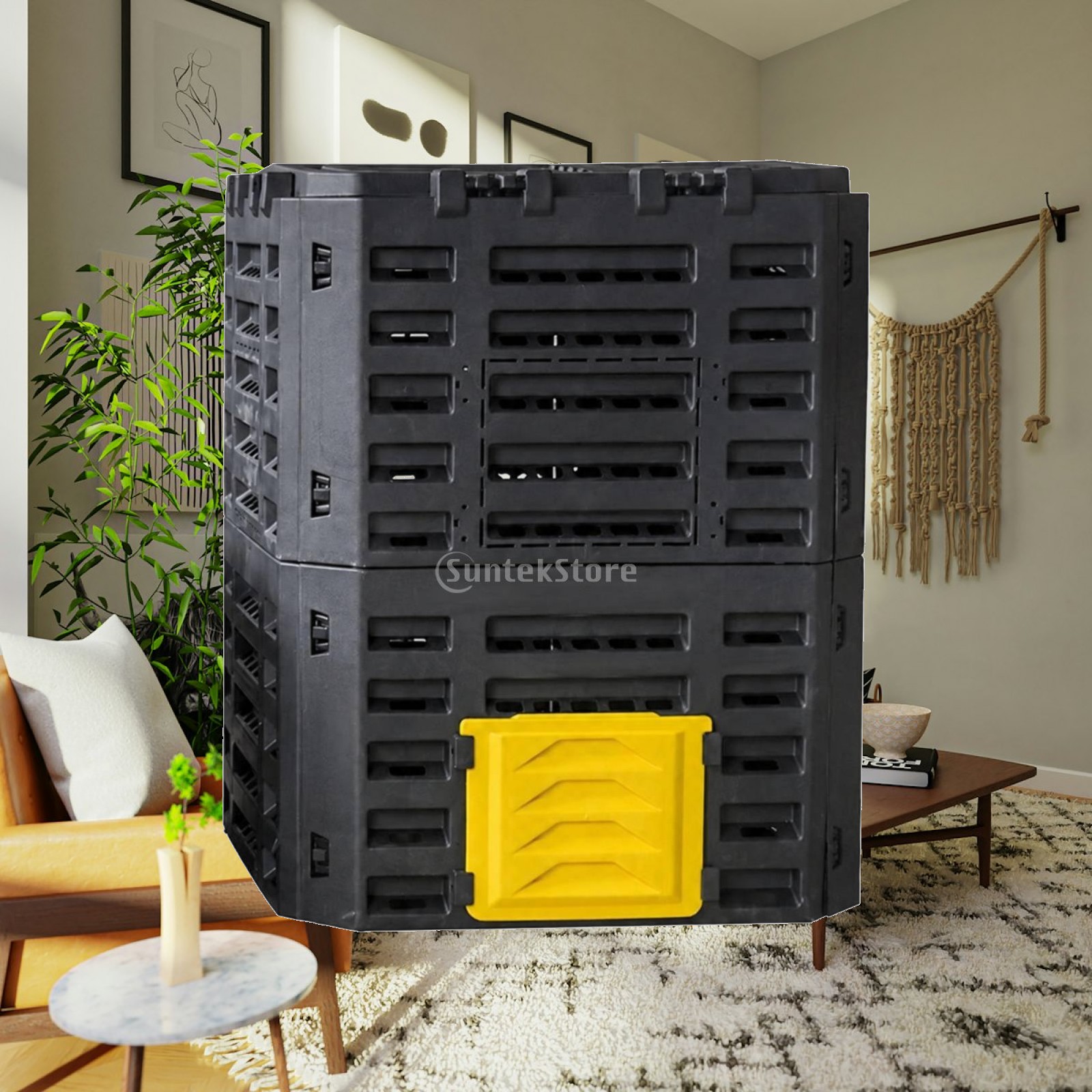 Compost Bin - Conteneur à compost pour jardin extérieur,
