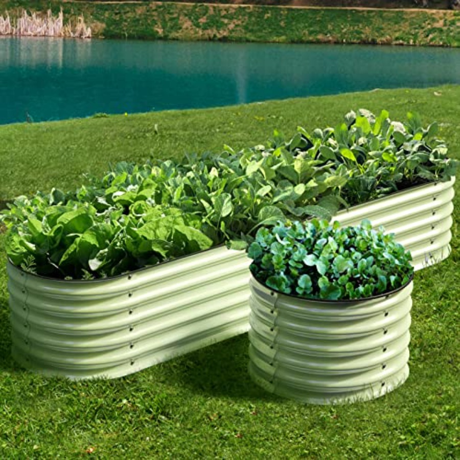 Raised Garden Bed - Bac à fleurs modulable en acier