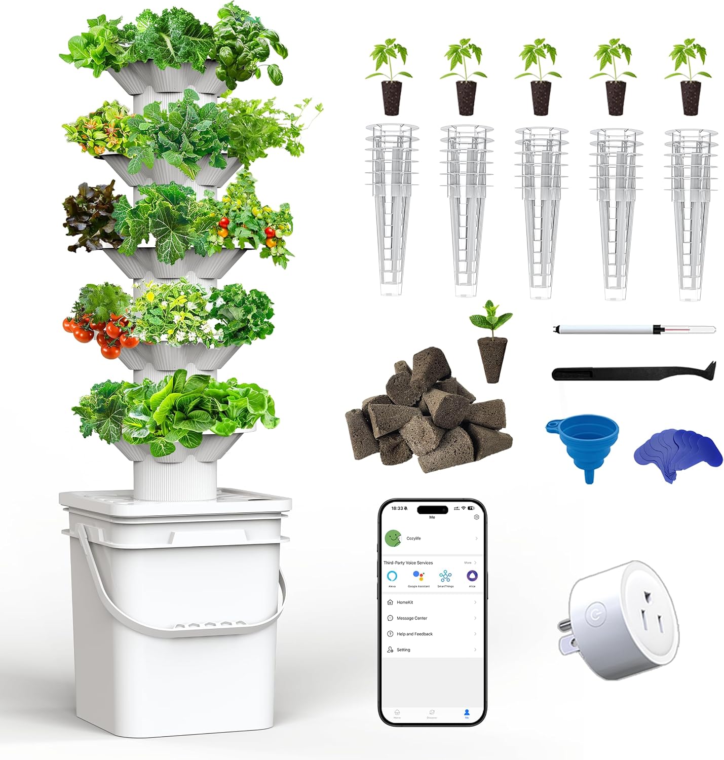 Hydroponic Kit - Kit de système de culture hydroponique,