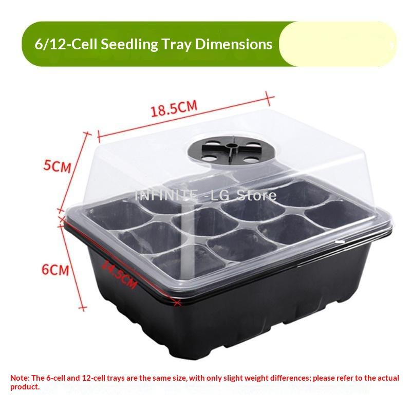 Seed Starter Tray - Plateau de semis domestique à 6/12