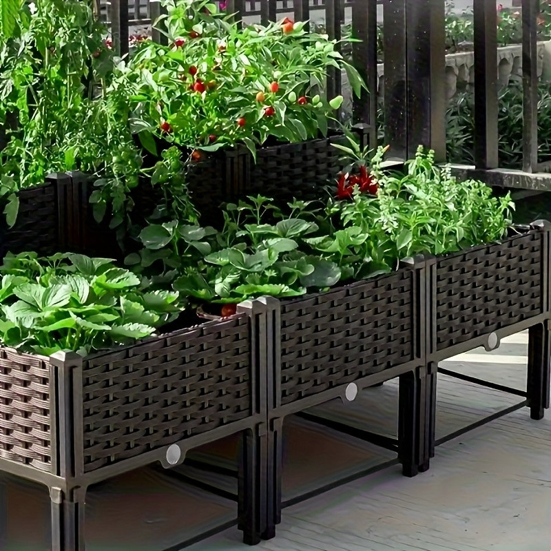 Self Watering Planter - Jardinière surélevée pour jardin, bac à
