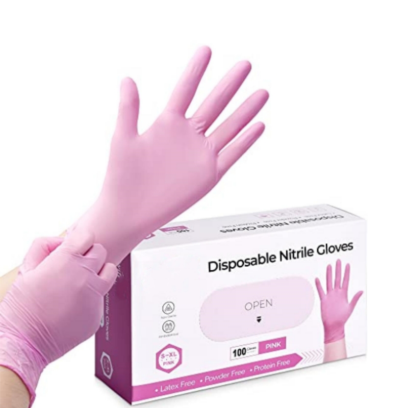 Gants jetables en nitrile rose - Garden Gloves avis et prix