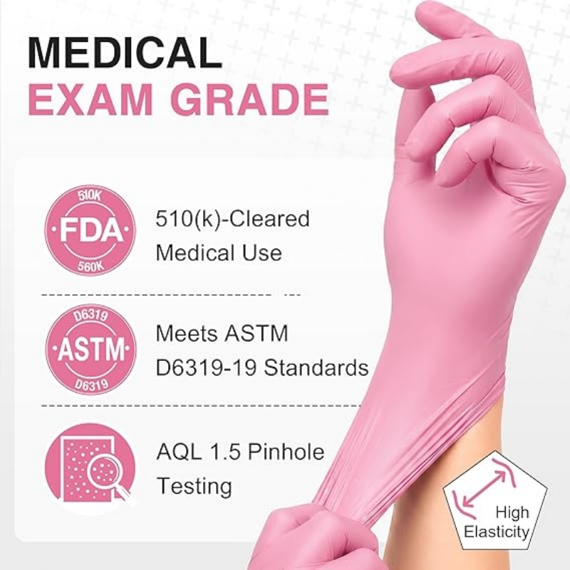 Gants jetables en nitrile rose - Garden Gloves avis et prix
