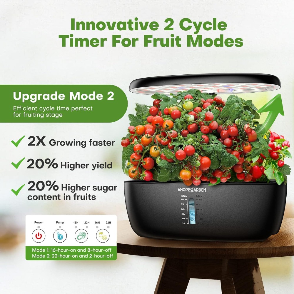 Jardin hydroponique à 12 pots  - Hydroponic Kit avis et prix