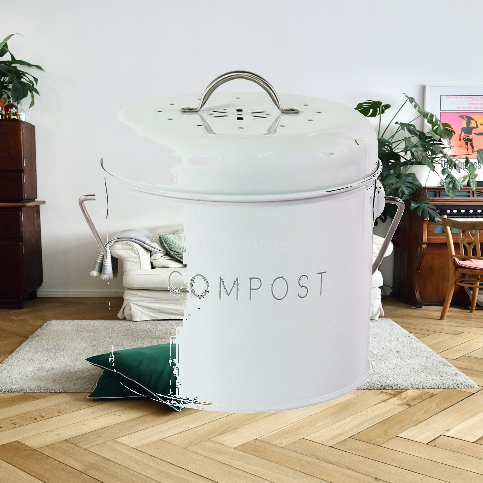 Poubelle de bureau compacte po - Compost Bin avis et prix